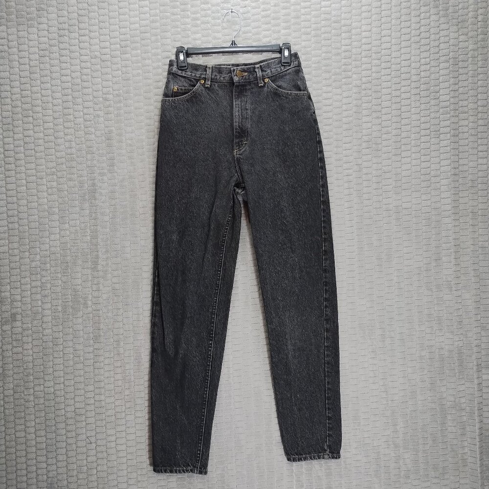L.L. Bean True Vintage Straight Leg Gray Denim Jeans-High Rise-Cotton-Sz 6